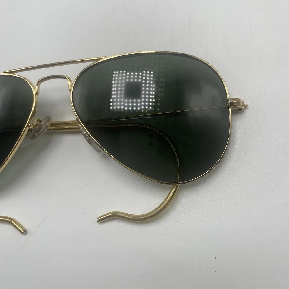 Coach Sunglasses Women FRAME ONLY Aviator Gold Brown 512